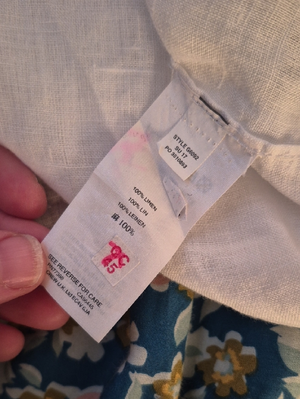 J.Crew 100% Linen White Button-Down Blouse Top Minimalist Quiet Luxury XS Petite - Picture 8 of 9